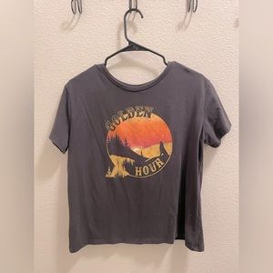 Women’s Printed Boxy Tee Size Large